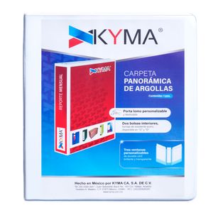 Carpeta Arillo 1 O Blanca Panoramica Kyma Cpkcbho-100-Bco