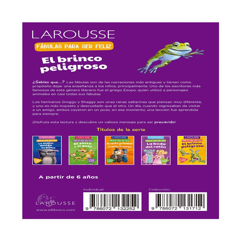 75082 - LIBRO FABULAS PARA SER FELIZ 16 PAG