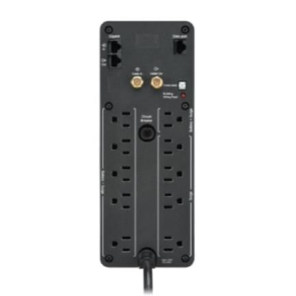 75332 - UPS APC Pro BR 1100VA/600W 120V Batería Plomo 10 Contactos Color Negro carga AVR interfaz LCD LAM