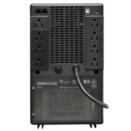 75335 - UPS TRIPP LITE 1500VA USB 8 TOMACORRIENTES RJ 8CAB TORRE NGO