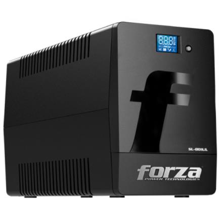 75471 - UPS Forza SL-801UL Interactivo Inteligente 800VA/480W 6 Salidas LCD Táctil Torre 120V Negro