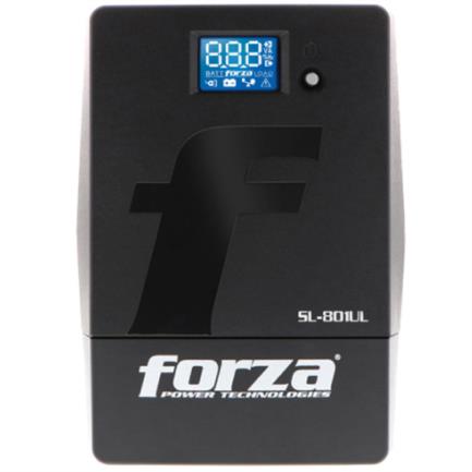 75470 - UPS Forza SL-801UL Interactivo Inteligente 800VA/480W 6 Salidas LCD Táctil Torre 120V Negro