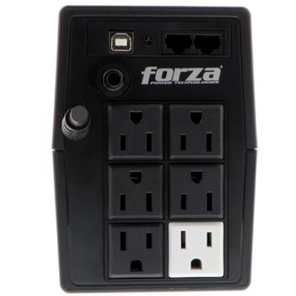 75473 - UPS Forza SL-801UL Interactivo Inteligente 800VA/480W 6 Salidas LCD Táctil Torre 120V Negro