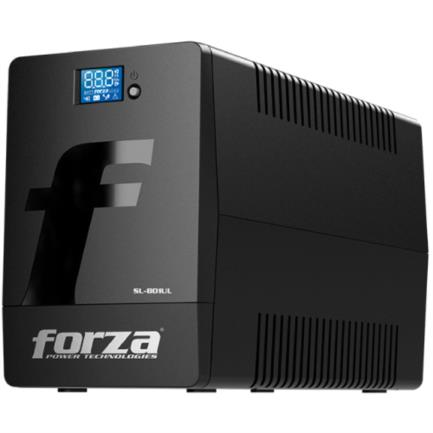 75472 - UPS Forza SL-801UL Interactivo Inteligente 800VA/480W 6 Salidas LCD Táctil Torre 120V Negro