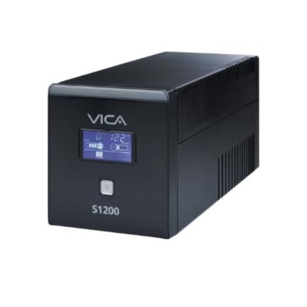 75384 - UPS Vica S1200 Regulador Integrado 1200VA/600W 6 Contactos Pantalla LCD