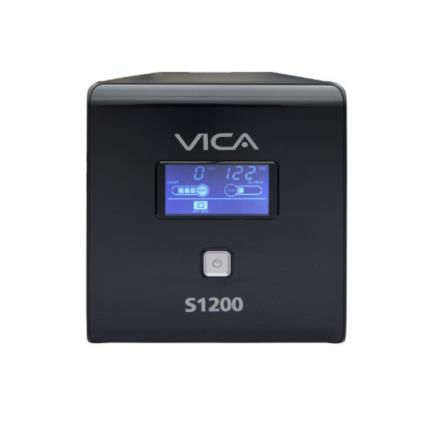 75383 - UPS Vica S1200 Regulador Integrado 1200VA/600W 6 Contactos Pantalla LCD