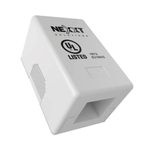75764 - Caja de Montaje Nexxt Solutions Superficial 1 Puerto RJ45 Cat5e Blanco