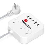 75867 - Supresor de Picos Smartbitt SBSS-B3-5U 3 Contactos y 5 puertos usb