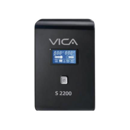 75771 - UPS Vica S2200 Regulador Integrado 2200VA/1200W 8 Contactos Pantalla LCD