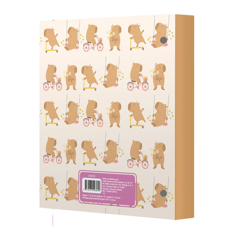 76275 - CARPETA CARTA 100H CAPIBARA SMARTY