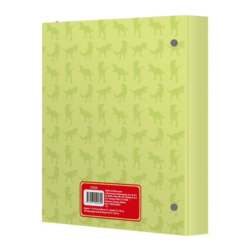 76273 - CARPETA CARTA 100H T-REX DOO SMARTY