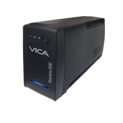 75784 - UPS Vica Stamina 500 Regulador Integrado 500VA/300W 8 Contactos Indicadores Visuales LED