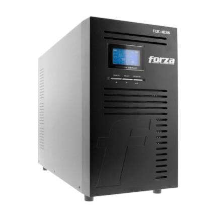 75904 - UPS Forza FDC-103K En Línea con Capacidad de 3000VA/3000W 120V 9-NEMA 40-70Hz Negro