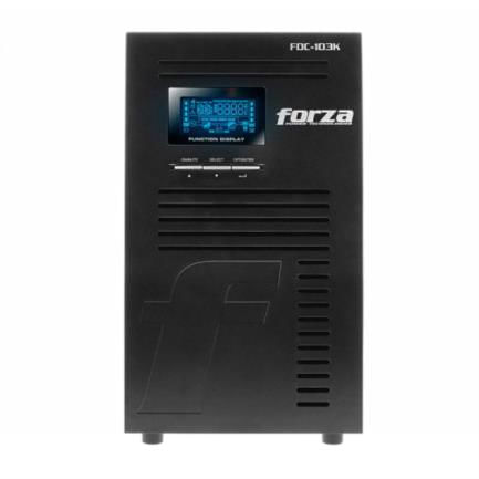 75901 - UPS Forza FDC-103K En Línea con Capacidad de 3000VA/3000W 120V 9-NEMA 40-70Hz Negro