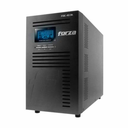 75902 - UPS Forza FDC-103K En Línea con Capacidad de 3000VA/3000W 120V 9-NEMA 40-70Hz Negro