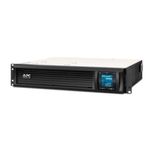 75910 - UPS APC 1000VA/600W Pantalla LCD RM 2U 120V 6 Salidas NEMA 5-15R Color Negro