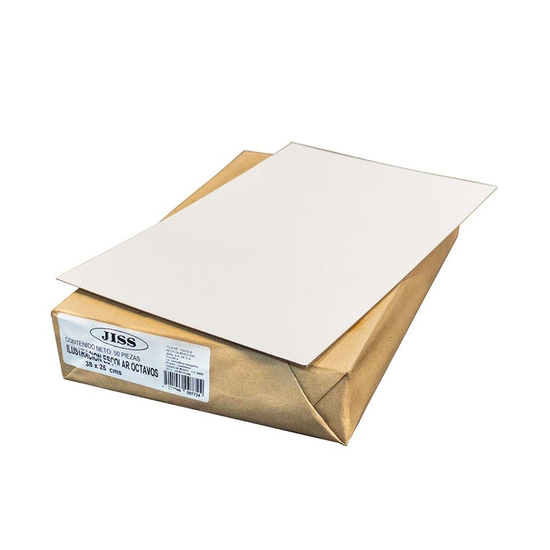 74686 - CARTULINA 	 ILUSTRACION ESCOLAR BLANCA 38x25 1/8