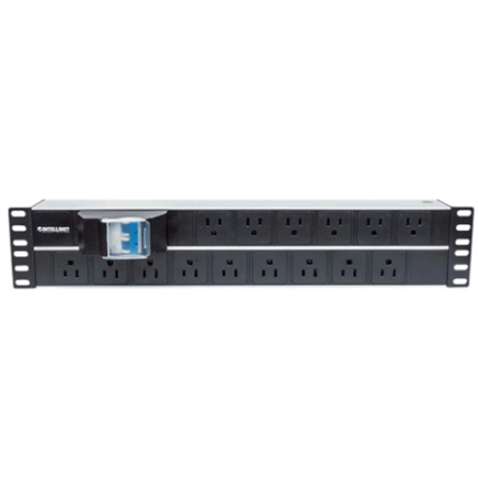 75957 - Barra PDU Intellinet Multicontactos 15 Montaje 2U Rack 19" Enchufes Tipo EU (NEMA 5)