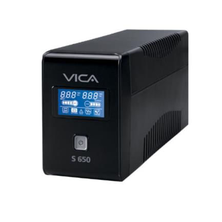 76028 - UPS Vica S650 Regulador Integrado 650VA/360W 8 Contactos Pantalla LCD