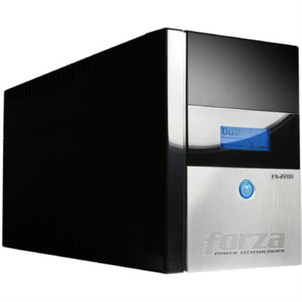 76101 - UPS Forza FX-2200LCD Interactivo 2200VA/1200W 8 Salidas Giga y Coax Torre 120V Negro