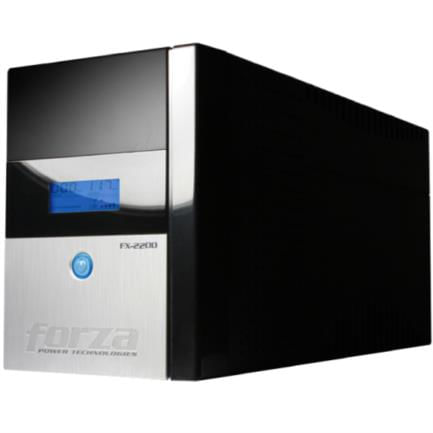 76102 - UPS Forza FX-2200LCD Interactivo 2200VA/1200W 8 Salidas Giga y Coax Torre 120V Negro