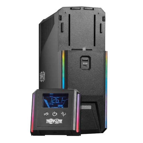 76129 - UPS TRIPP LITE para Juegos Onda Sinusoidal Pura de 1000VA 600W 120V  LCD AVR Ahorrador de Energia