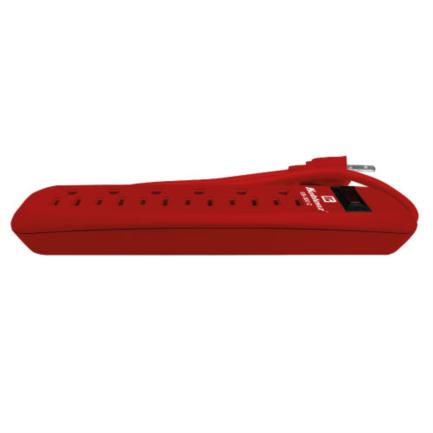 76136 - Supresor Rojo Koblenz SS-300-C 300 Joules 6 Contactos Aterrizados Switch On/Off