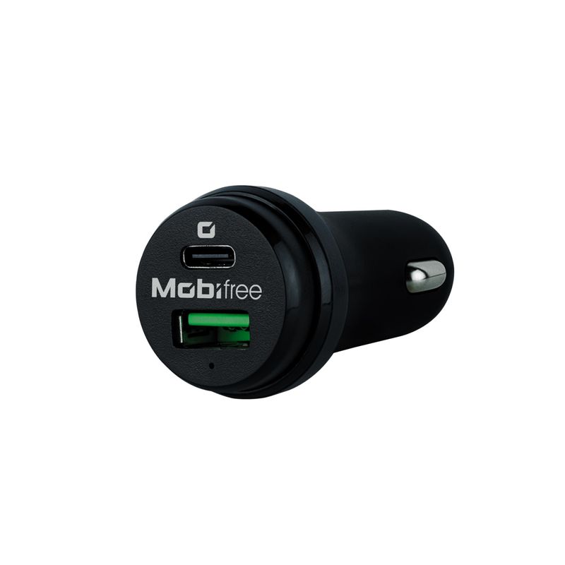 76371 - Cargador Mobifree Cargador de Coche USB y Tipo C