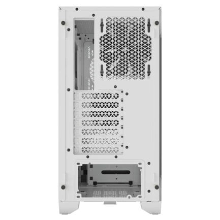 70004 - Gabinete Corsair 3000D AirFlow Media Torre ATX mATX ITX Cristal Templado Blanco 2xFan Sin Fuente