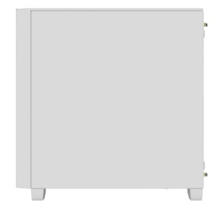 63666 - Gabinete Gamer Corsair 3000D RGB AirFlow Media Torre ATX mATX ITX Cristal Templado 3xFan RGB Blanco Sin Fuente