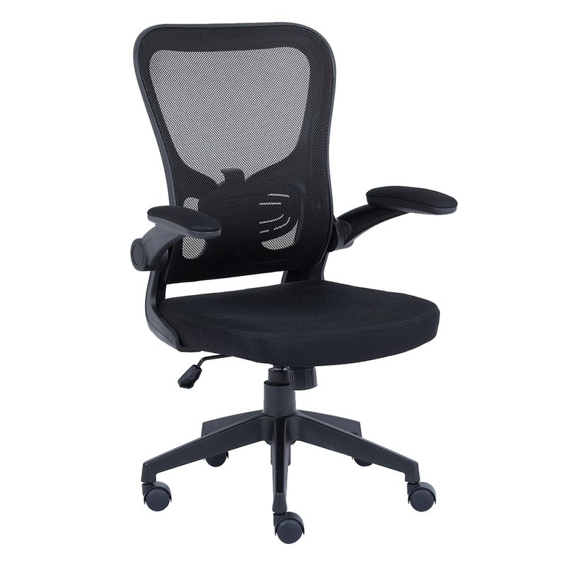 76351 - SILLA EJECUTIVA NEXTEP CON DESCANSABRAZOS AJUSTABLE TELA/MALLA NEGRO