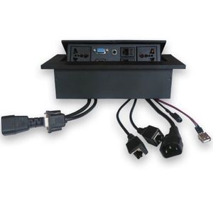 Caja Para Mesa Brobotix 005514N, Negro 005514N