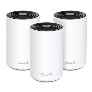 Sistema Wifi Mesh Tp-Link Deco Xe75(3-Pack)  Para Conexiones En Todo El Hogar Deco Xe75(3-Pack)
