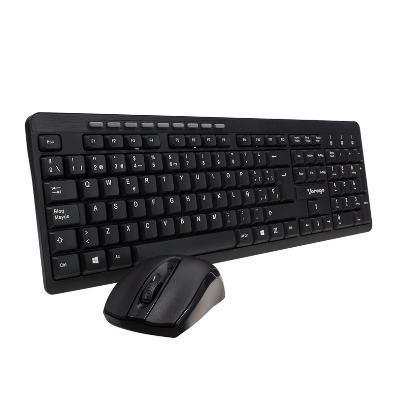 76482 - Kit de Teclado y Mouse  VORAGO KM-304