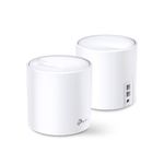 76487 - TP-LINK Deco X20 (2-pack) router inalámbrico Gigabit Ethernet Doble banda (2,4 GHz / 5 GHz) Blanco