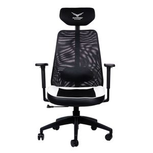 Silla Naceb Gamer Silla De Malla Gamer X-One Color Blanco Na-09S4B Na-09S4B
