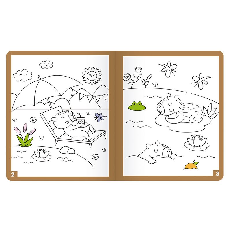 76655 - LIBRO COLOREAR MAGICO CAPIBARA