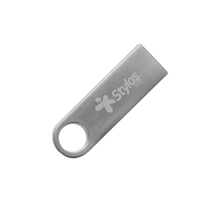 76717 - MEMORIA USB 16GB 2 0 STYLOS METALICA