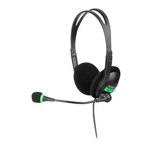 Audifonos Diadema Con Microfono 3.5Mm, Cable 1.5M, Win Mac Android, Techzone Tzdial01