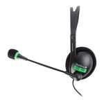 76725 - DIADEMA CON MICROFONO TECHZONE CABLE 1 5M 3 5MM WIN MAC ANDROID