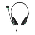 76724 - DIADEMA CON MICROFONO TECHZONE CABLE 1 5M 3 5MM WIN MAC ANDROID