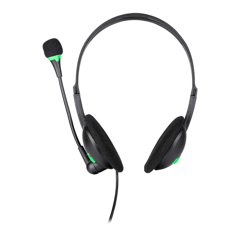 76724 - DIADEMA CON MICROFONO TECHZONE CABLE 1 5M 3 5MM WIN MAC ANDROID