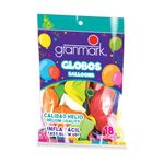 76705 - GLOBOS No 9 COLORES SURTIDOS C/18 PZAS