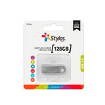 76393 - MEMORIA USB 128GB 2 0 STYLOS METALICA