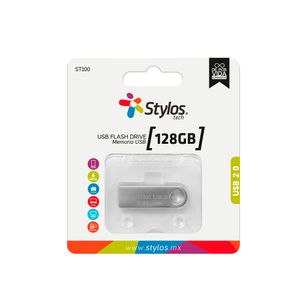 Memoria Usb 128Gb 2.0 Stylos Metalica Stmusb5B