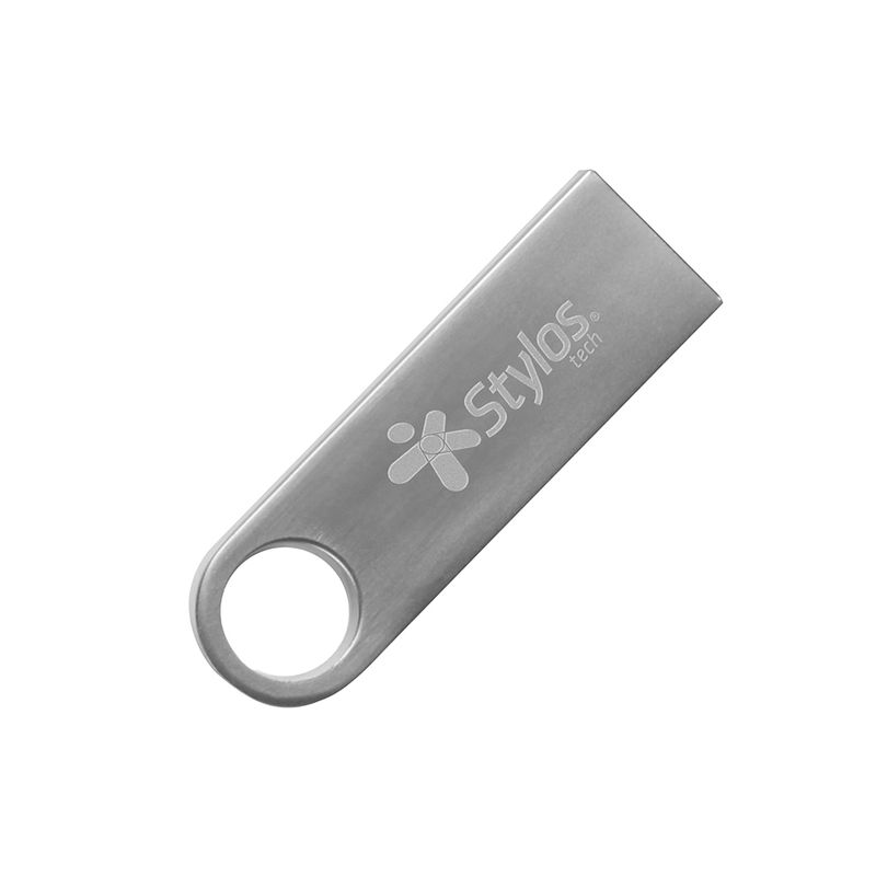 76723 - MEMORIA USB 128GB 2 0 STYLOS METALICA