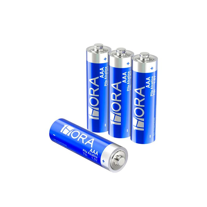 76762 - PILA ALCALINA AAA 1HORA, BLISTER CON 4