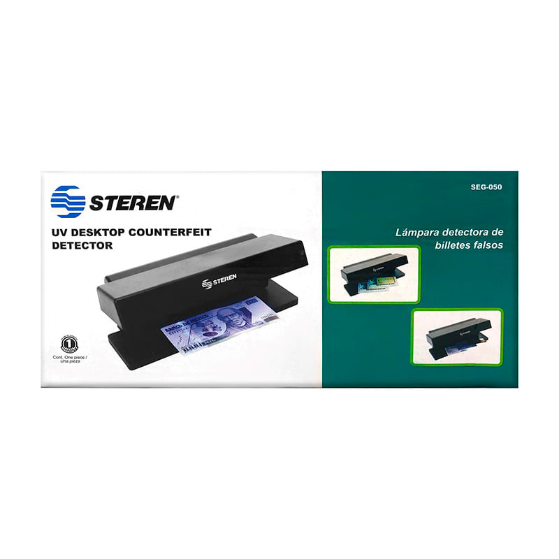 21301 - DETECTOR DE BILLETES FALSOS DE LUZ NEGRA 6W