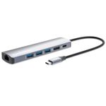 71651 - Estacion Docking USB-C  MANHATTAN con Hub 6 en 1