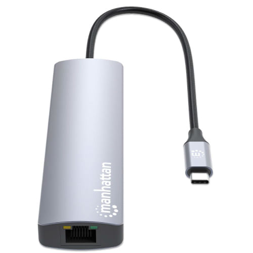 71654 - Estacion Docking USB-C  MANHATTAN con Hub 6 en 1